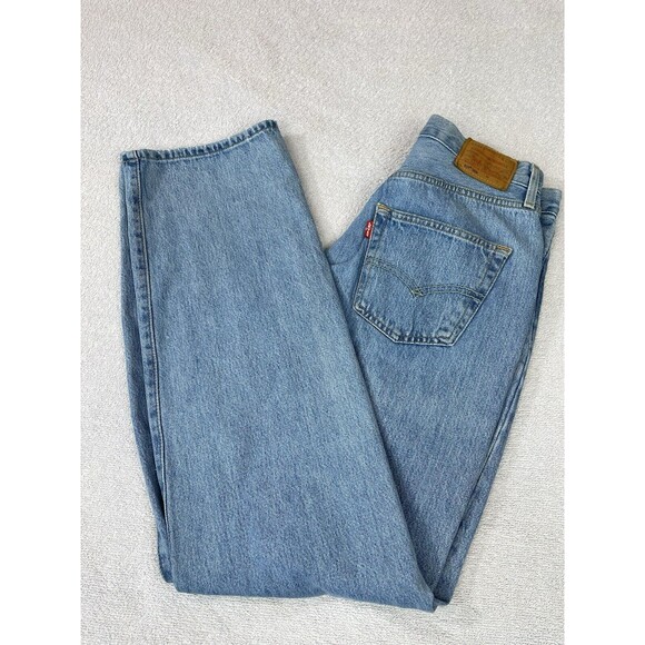 Levi's Denim - Levi's Premium 501 '90s Selvedge Jeans Women's W28 L32 Big E Destroyed Mid-Rise